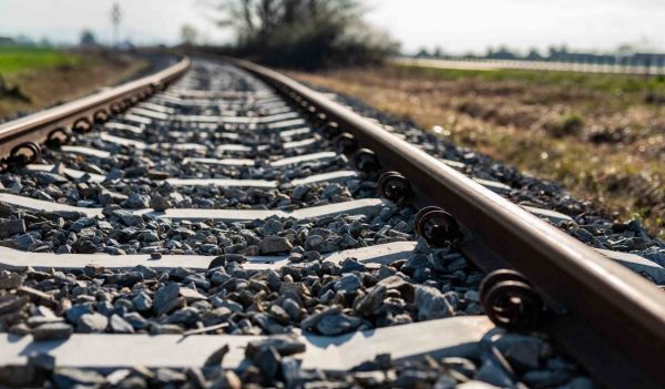 train tracks underlay- high speed railway